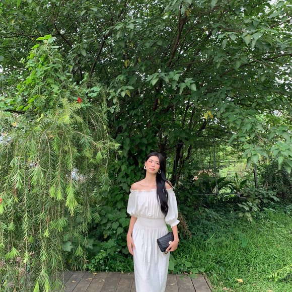 ALANTINO OFF THE SHOULDER DRESS - Picture 4 of 4